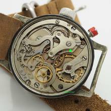 Thumbnail von Hanhart Vintage Monopusher Eindrücker Chronograph WW2 Cal.40/50 </h1>