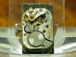 Thumbnail von Art Deko Damenuhr A.t.p. 18kt 750 Weißgold Gold Diamanten Diamant Besatz Antik </h1>