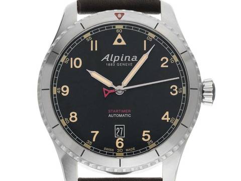  Alpina Startimer Pilot Ref.AL-525BBG4S26 Full Set Neu 