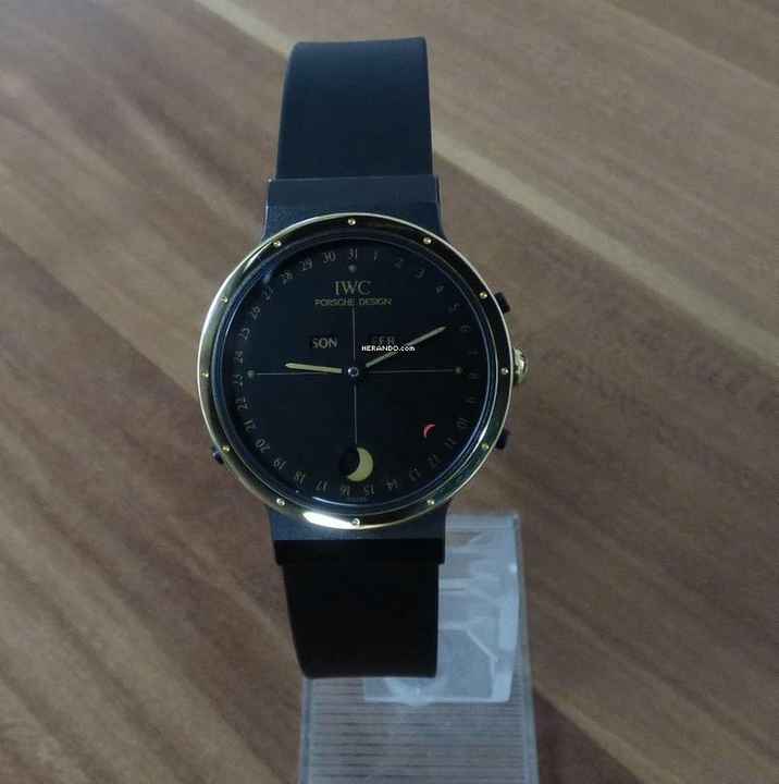  IWC Porsche Design Titan / PVD / 18k Gold mit Mondphase </h1> 