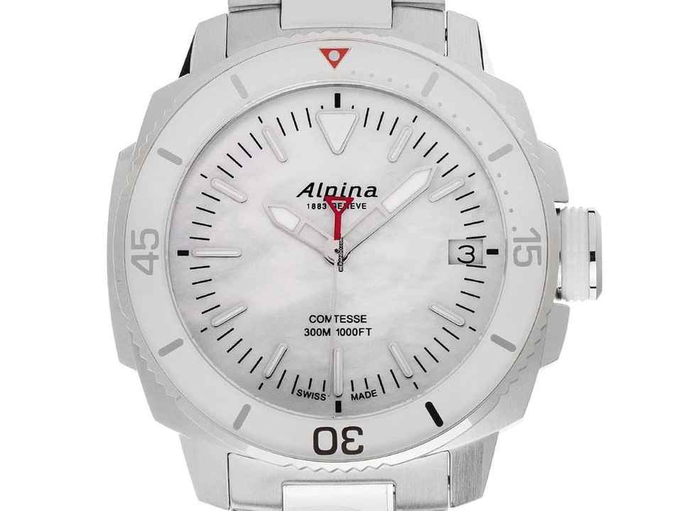  Alpina Seastrong Diver Comtesse Ref.AL-240MPW2VC6B Full Set Neu 