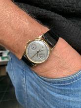 Thumbnail von Patek Philippe Chronograph 130 indelible silver dial yellow gold 18KT 1946's </h1>