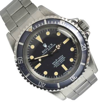  Rolex Submariner (No Date) 5512 Serif dial Full Set 1970's </h1> 