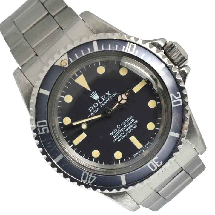  Rolex Submariner (No Date) 5512 Serif dial Full Set 1970's </h1> 