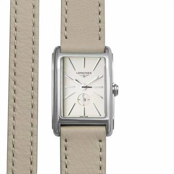  Longines DolceVita L52554792 - DolceVita Quartz Beige Dial Stainless Steel Ladies Watch </h1> 