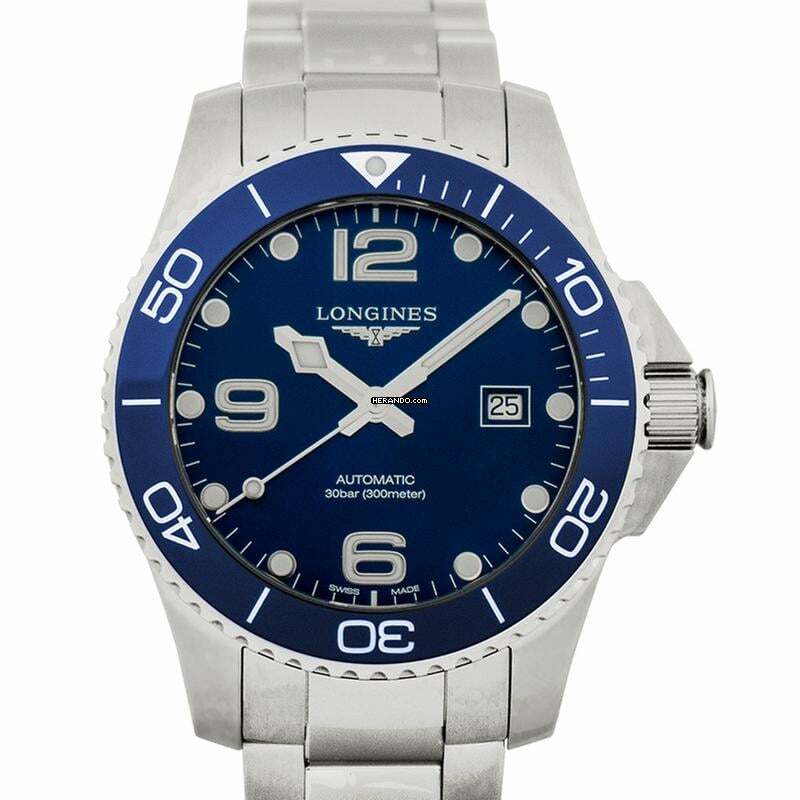  Longines HydroConquest L37824966 - HydroConquest Automatic Black Dial Men's Watch </h1> 