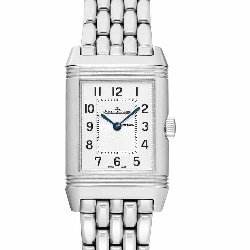  Jaeger-LeCoultre Reverso Classic Small Duetto Q2668130 - Reverso Hand Wind Silver-tone Dial Stainless Steel Ladies Watch </h1> 