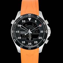 Thumbnail von Hamilton Khaki Flight Timer H64554431 - Khaki Aviation Quartz Black Dial Stainless Steel Men's Watch </h1>