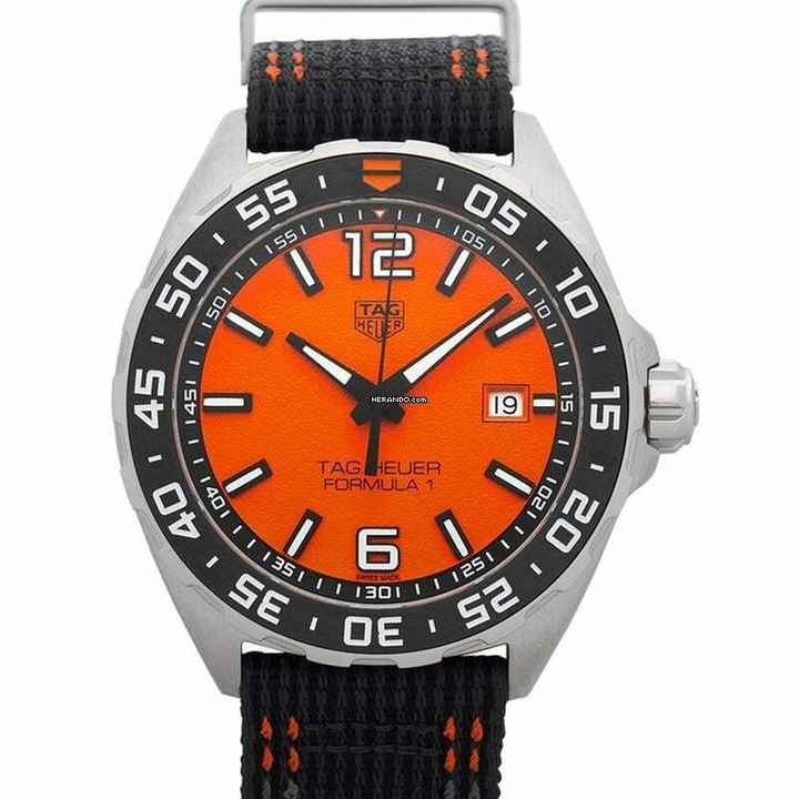  TAG Heuer Formula 1 Quarz WAZ101A.FC8305 - Formula 1 Quartz Orange Dial Men's Watch </h1> 