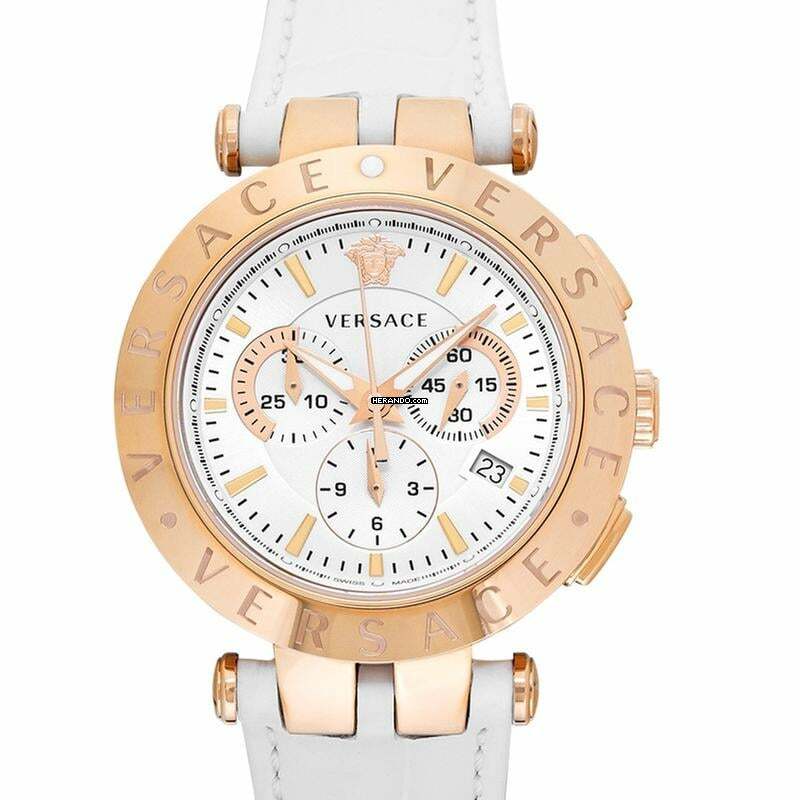 Versace VERQ00220 - Quartz White Dial Stainless Steel Men's Watch </h1>