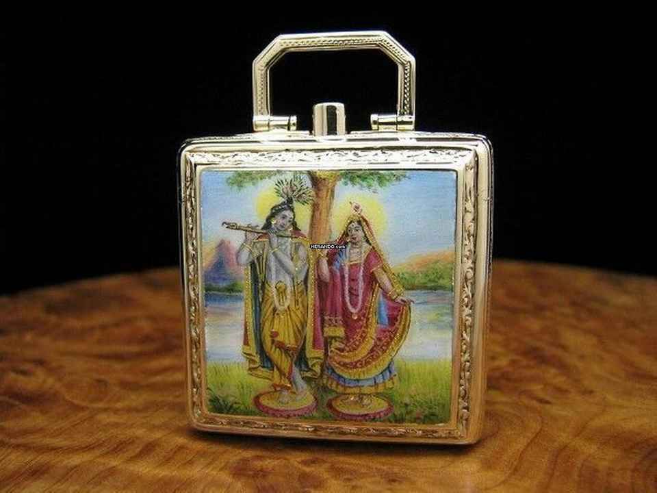  Ebel 9kt 375 Gold Reiseuhr Klappuhr Taschenuhr Carré Form </h1> 