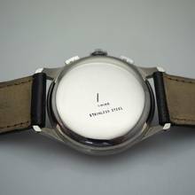 Thumbnail von Telda Chronograph Vintage Stahl Leder Venus 170 top </h1>