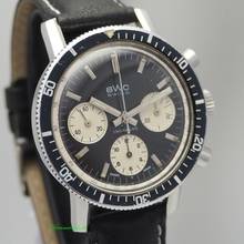 Thumbnail von BWC-Swiss Vintage Chronograph Valjoux 72 Panda very rare