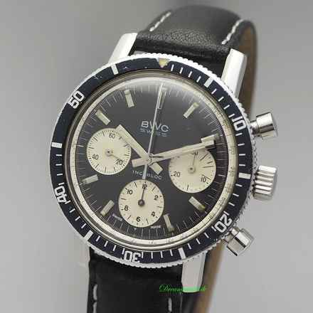  BWC-Swiss Vintage Chronograph Valjoux 72 Panda very rare  