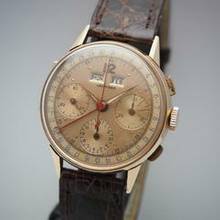 Thumbnail von Leonidas Vollkalender Chronograph 18k 750 Rosegold </h1>