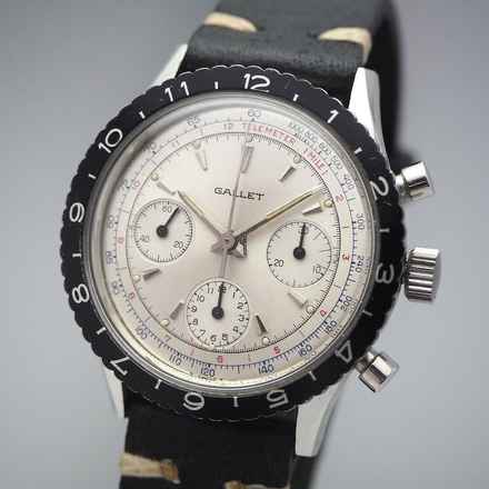  Gallet MultiChron Chronograph Valjoux 726 top condition </h1> 