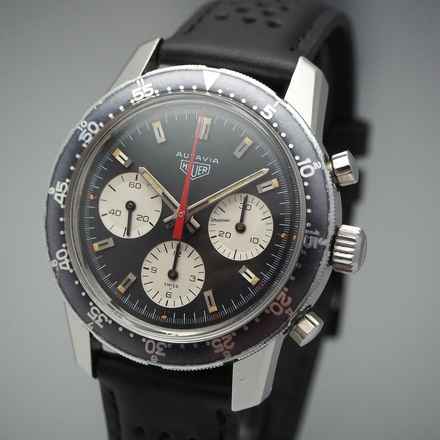  Heuer Autavia 2446C Chronograph Vintage Valjoux 72  