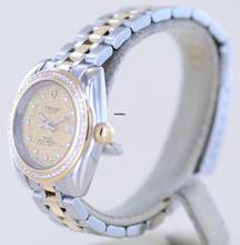 Thumbnail von Tudor Classic Date 28mm Lady Champagner Linen Diamond Dial Bezel Stahl-Gold rar </h1>