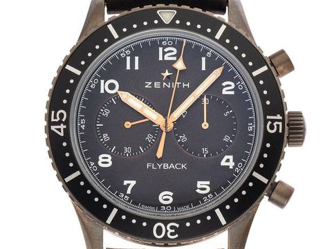 Zenith Pilot Chronometer Flyback Typ CP-2 Ref.29.2240.405/18.C801 2022 Full Set Ungetragen 