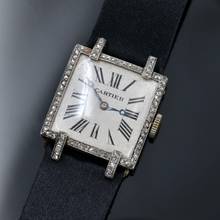 Thumbnail von Cartier Lady Art Deco Cocktail watch Platinum and Diamond 1920’s