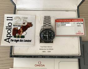 Thumbnail von Omega Speedmaster Professional Moonwatch 25TH Anniversary Apollo XI Full Set 1994’s </h1>
