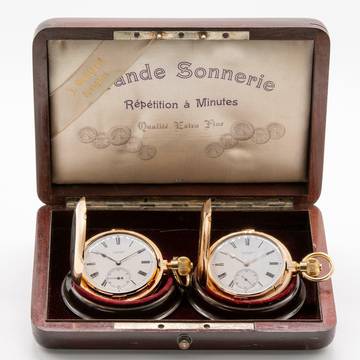 2 Grande Sonnerie Minutenrepetition-Taschenuhren Grande Sonnerie