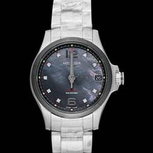 Thumbnail von Longines Conquest L33194886 - Longines Conquest Quartz Black Dial Stainless Steel Ladies Watch </h1>