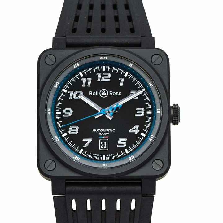  Bell & Ross BR 03-92 Ceramic BR0392-A522-CE/SRB - Alpine Automatic Black Dial Ceramic Men's Watch </h1> 