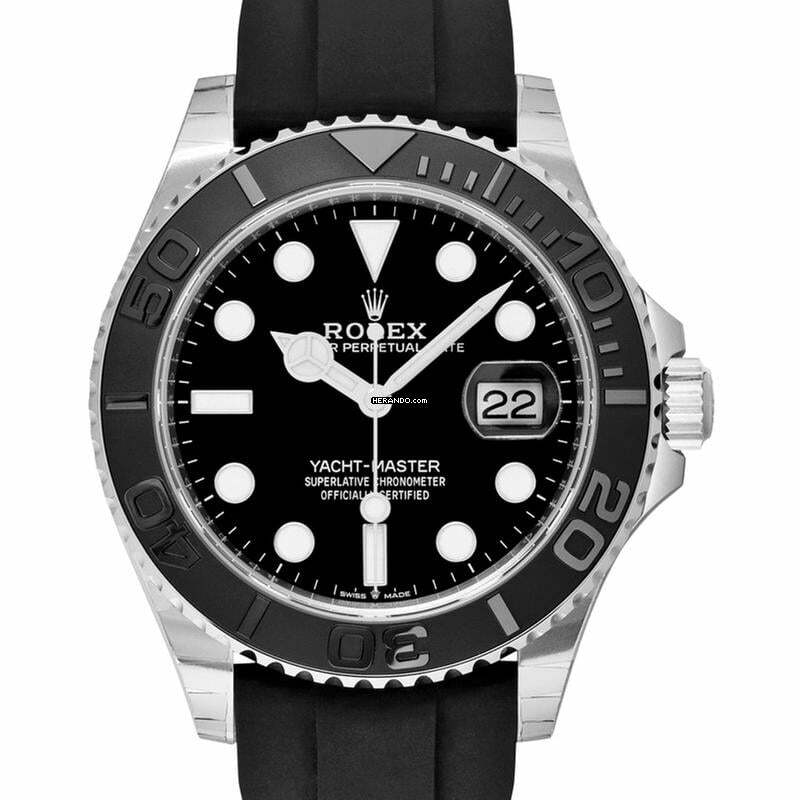 Rolex Yacht-Master 42 226659 - Yacht-Master 42 Automatic Black Dial 18 ct White Gold Men's Watch </h1>