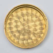 Thumbnail von Jaeger-LeCoultre Chronograph Baby very rare caliber 290 yellow gold 18KT 1937's </h1>