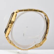 Thumbnail von Audemars Piguet Royal Oak 4100BA midsize 35MM grey purple dial yellow gold 18KT 1978’s </h1>