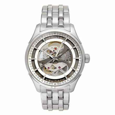  Hamilton Jazzmaster Viewmatic H42555151 - Jazzmaster Automatic Skeleton Dial Stainless Steel Men's Watch </h1> 