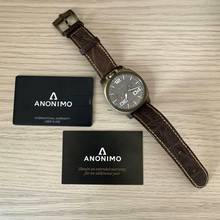 Thumbnail von Anonimo Militare Italian Alpine Power Reserve Bronze dial Full Set 2018’s </h1>