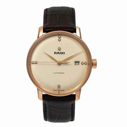  Rado Coupole R22861765 - Coupole Classic Automatic Diamonds Champagne Dial Men's Watch </h1> 