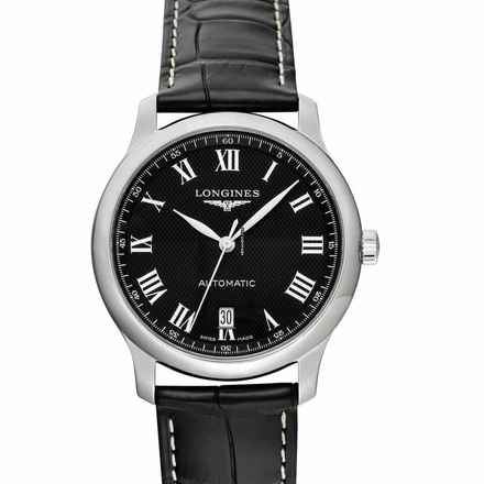  Longines Master Collection L26284517 - The Longines Master Collection Automatic Black Dial Stainless Steel Men's Watc </h1> 