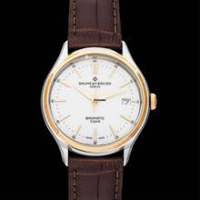 Thumbnail von Baume & Mercier Clifton M0A10401 - Clifton Automatic White Dial 18kt Rose Gold Men's Watch </h1>