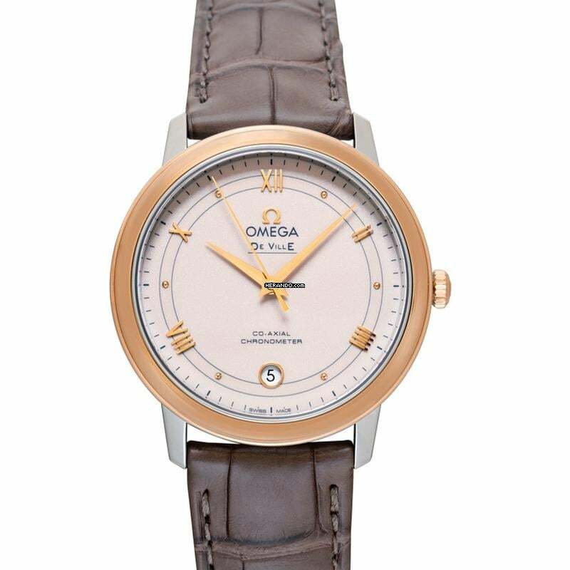 Omega De Ville Prestige 424.23.37.20.09.001 - De Ville Automatic Beige Dial Stainless Steel Men's Watch </h1>