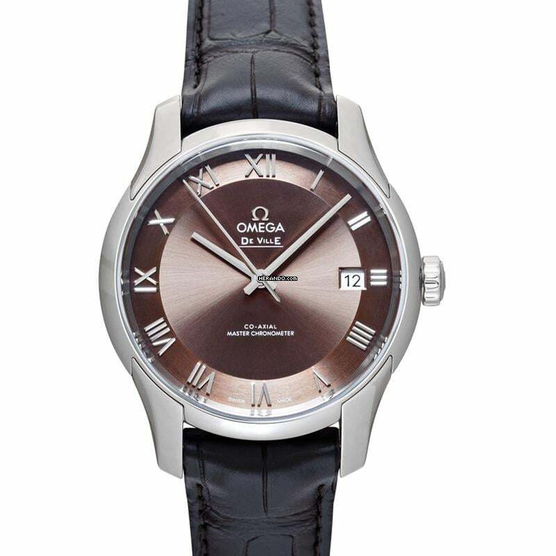 Omega De Ville Hour Vision 433.13.41.21.10.001 - De Ville Automatic Bronze Dial Stainless Steel Men's Watch </h1>