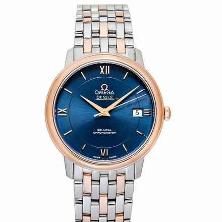  Omega De Ville Prestige 424.20.37.20.03.002 - De Ville Automatic Blue Dial Stainless Steel Ladies Watch </h1> 