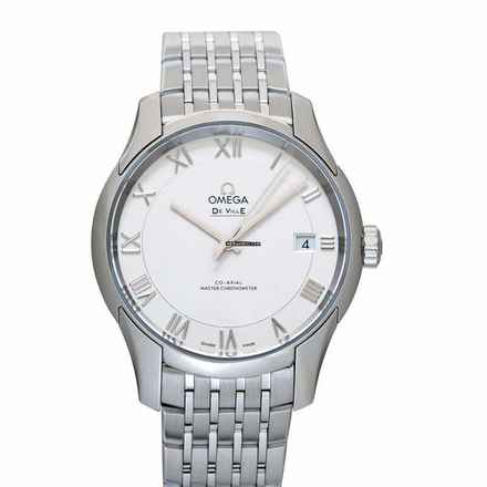  Omega De Ville Hour Vision 433.10.41.21.02.001 - De Ville Automatic White Dial Stainless Steel Men's Watch </h1> 