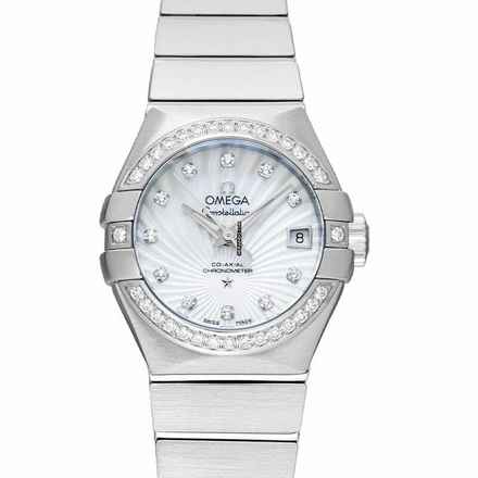  Omega Constellation Ladies 123.15.27.20.55.001 - Constellation Automatic Mother of pearl Dial Stainless Steel Ladies </h1> 