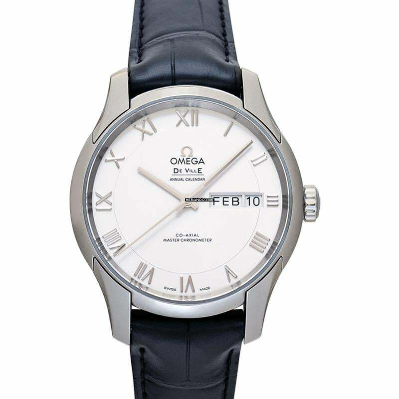 Omega De Ville Hour Vision 433.13.41.22.02.001 - De Ville Automatic Silver Dial Stainless Steel Men's Watch </h1>