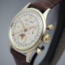 Thumbnail von Doxa Wyler Incaflex Chronograph full Calendar Vollkalender Valjoux 88 ULTRA RARE