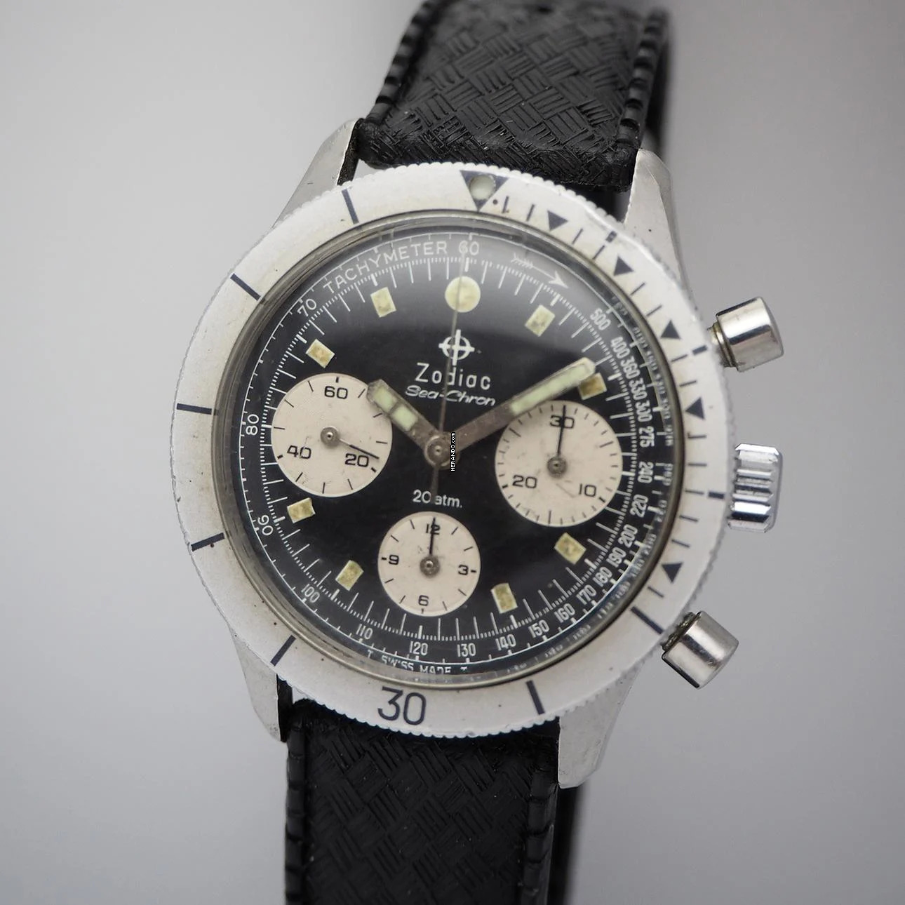 Zodiac Sea-Chron Chronograph Vintage Valjoux 72 </h1>