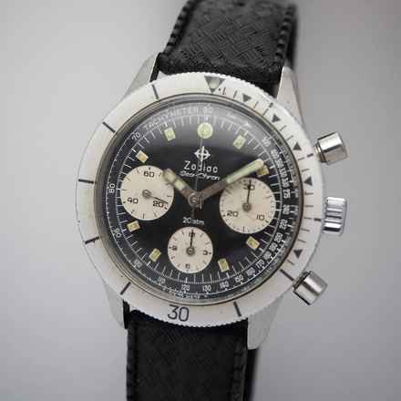  Zodiac Sea-Chron Chronograph Vintage Valjoux 72 </h1> 