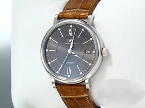 Thumbnail von IWC Portofino Automatic 37 Mm Iw4581 Edelstahl Diamanten Automatik Leder Stahl Steel </h1>