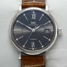 Thumbnail von IWC Portofino Automatic 37 Mm Iw4581 Edelstahl Diamanten Automatik Leder Stahl Steel </h1>