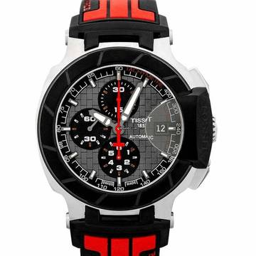  Tissot T-Race T048.427.27.061.00 - T-Sport T-Race Motogp Chronograph Automatic Grey Dial Black and Red R </h1> 