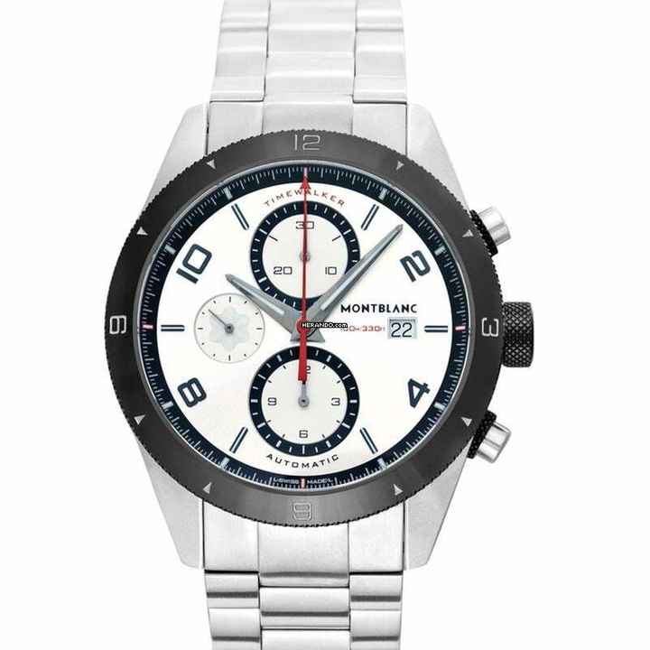  Montblanc Timewalker 116099 - TimeWalker Automatic Silver Dial Stainless Steel Men's Watch </h1> 