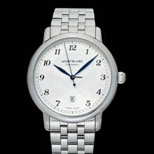 Thumbnail von Montblanc Star 117324 - Star Legacy Automatic White Dial Stainless Steel Men's Watch </h1>